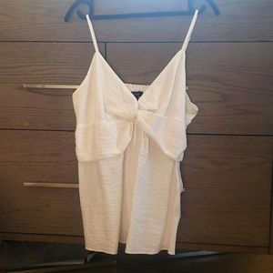 NWOT White Banana Republic Faux Knot Tank